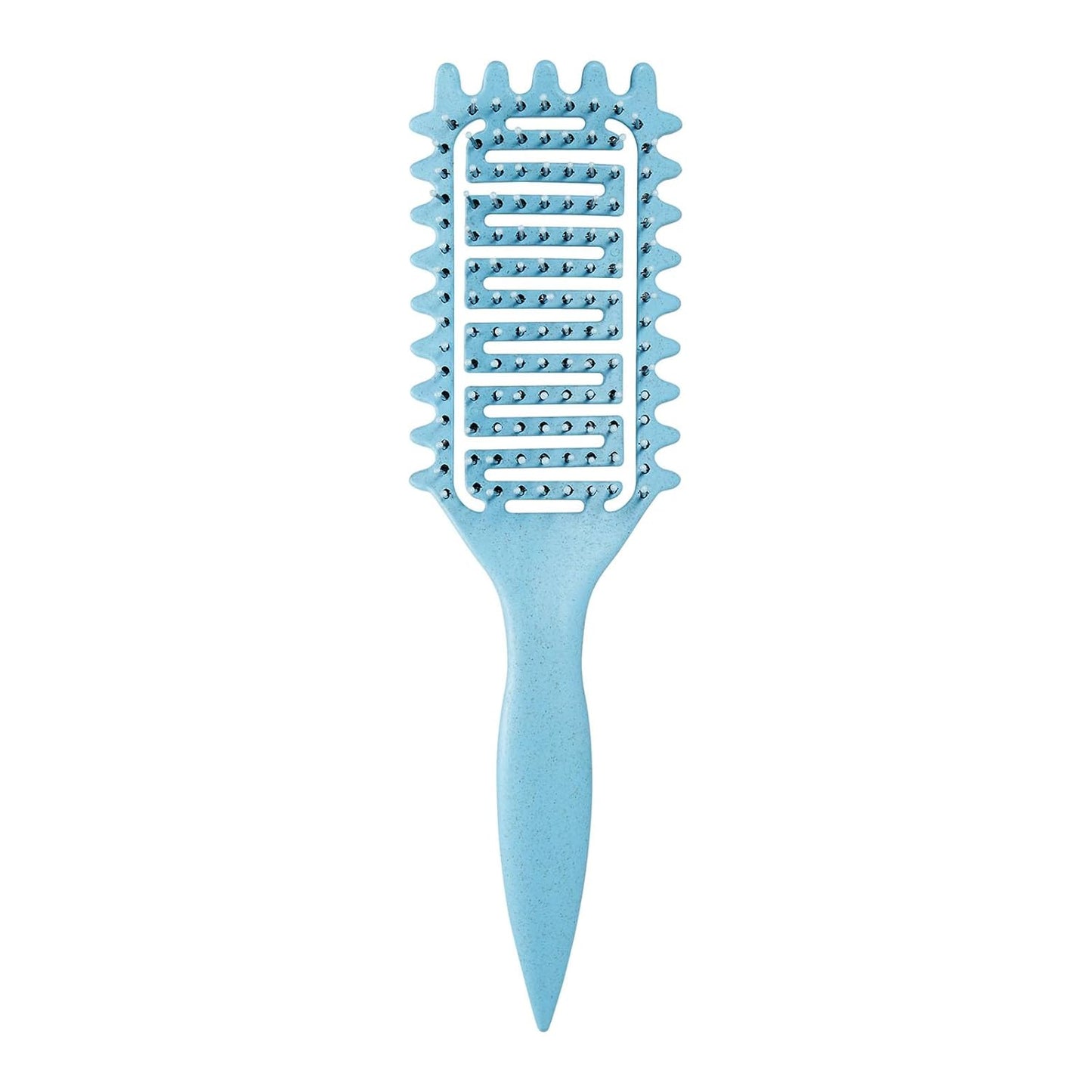 Glow Serenity Curl Defining Brush Set – Vented Detangling Brush for Curly Hair, Wet & Dry Styling, Curl Shaping & Volume Enhancement (2 Pack Beige)